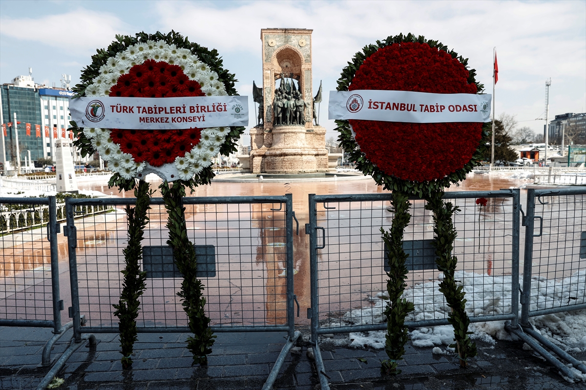 İstanbul Tabip Odası'nın Taksim'deki basın açıklamasına izin verilmedi