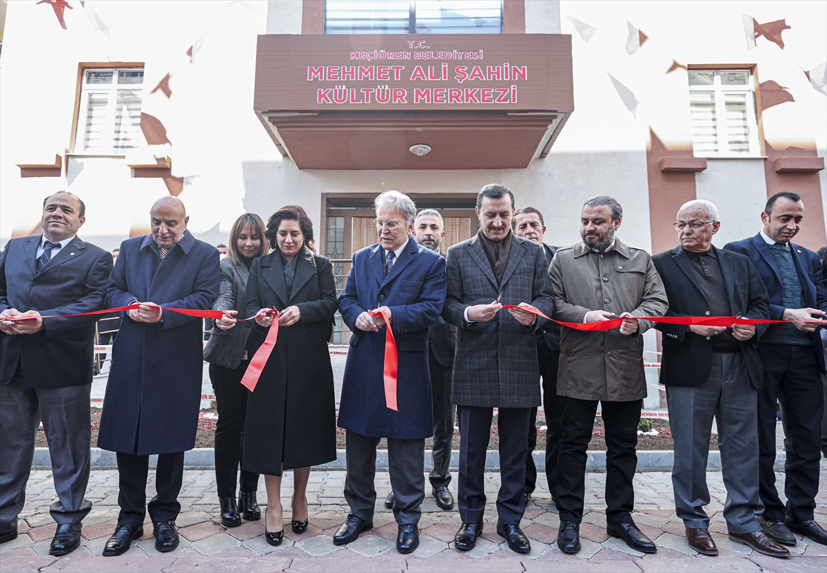 Keçiören'de Mehmet Ali Şahin Kültür Merkezi açıldı