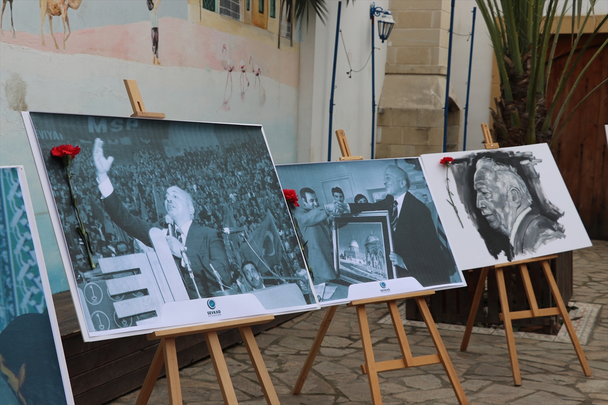 KKTC'de Necmettin Erbakan Fotoğraf Sergisi açıldı