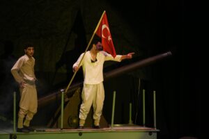BALIKESİR (AA) – Havran Belediyesi Kocaseyit Tiyatro Grubu, Çanakkale Savaşları