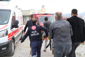 MANİSA (AA) – Manisa'nın Alaşehir ilçesinde kanalizasyon hattı inşaatı sırasında