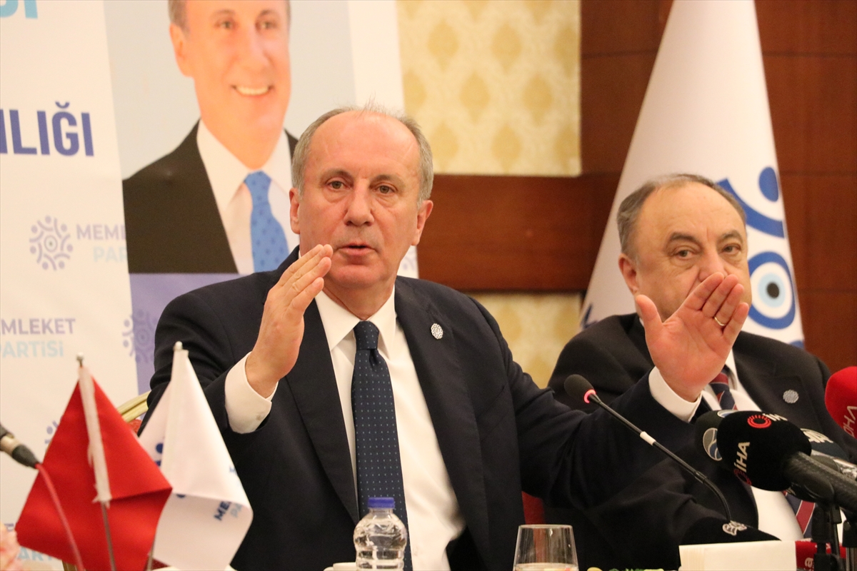 Memleket Partisi Genel Başkanı Muharrem İnce, Denizli'de konuştu: