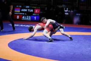 BUDAPEŞTE (AA) – Macaristan'da devam eden Avrupa Güreş Şampiyonası'nda milli