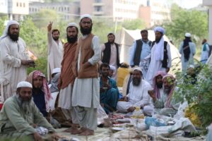 İSLAMABAD (AA) – Pakistan'da muhalefet partilerinin üyeleri, hükümet karşıtı gösteri