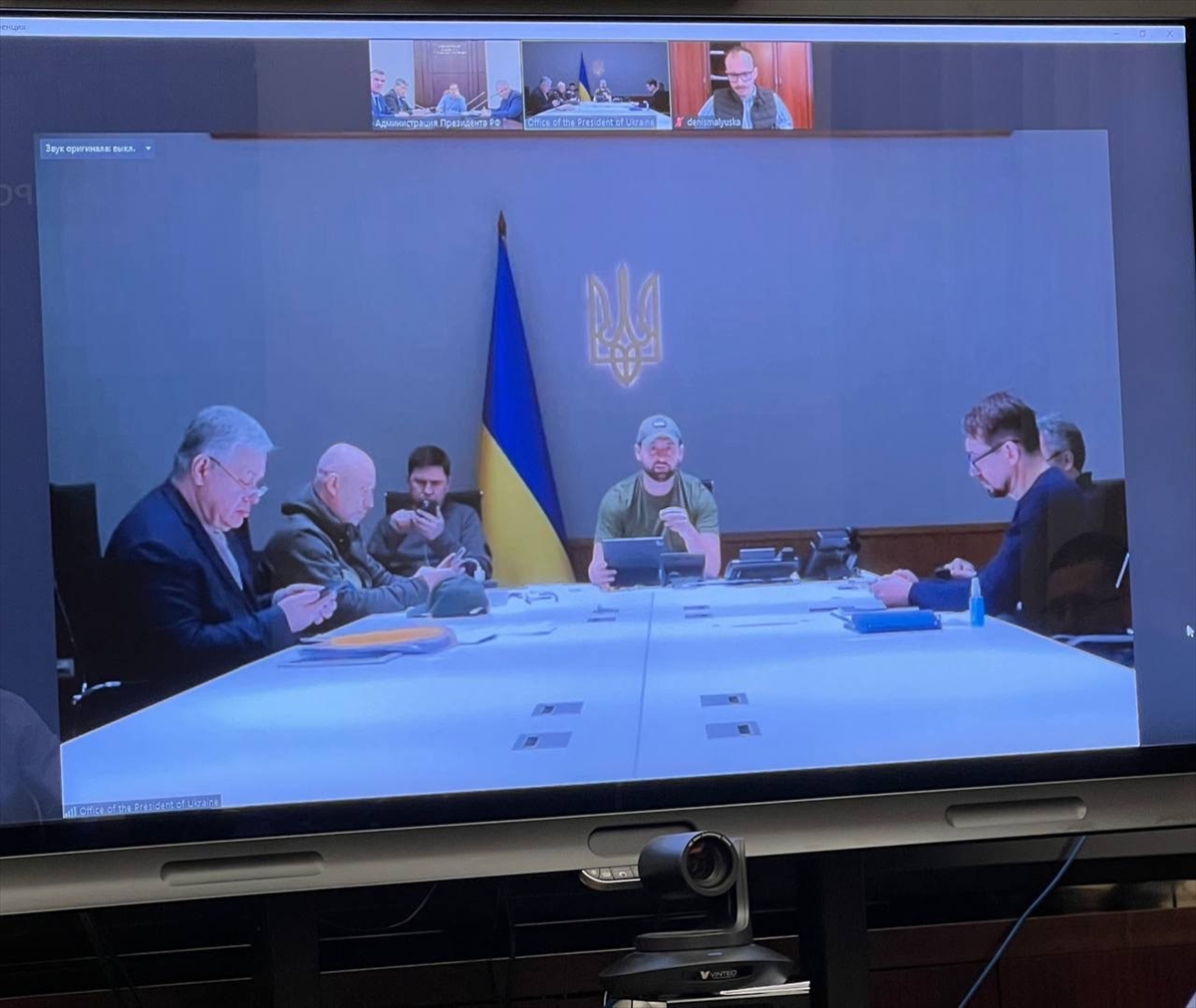 Rusya ve Ukrayna arasında müzakereler video konferans yoluyla sürüyor