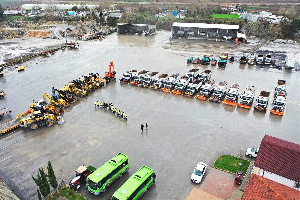 Sakarya'da beklenen kar yağışına karşı tedbirler alındı