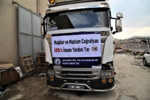 ŞANLIURFA (AA) -Şanlıurfa'dan, Suriye'nin İdlib bölgesindeki ihtiyaç sahiplerine ramazan öncesi