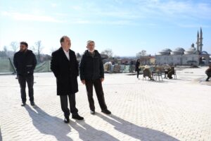 EDİRNE (AA) – Selimiye Camisi ve Külliyesi Rekreasyon Projesi kapsamında