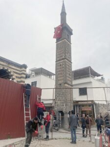 DİYARBAKIR (AA) – Diyarbakır'ın tarihi Sur ilçesinde, terör saldırılarında tahrip