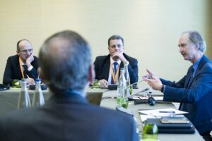 - Beşşar Esed rejimini temsil eden heyet, bu turda da