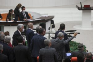 TBMM (AA) – AK Parti Grup Başkanvekili Cahit Özkan, 2002'de