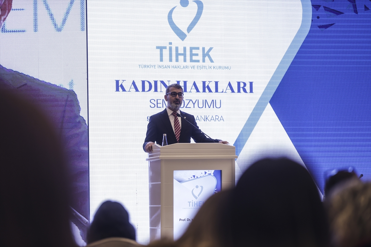 TİHEK Başkanı Muharrem Kılıç, “Kadın Hakları Sempozyumu”nda konuştu: