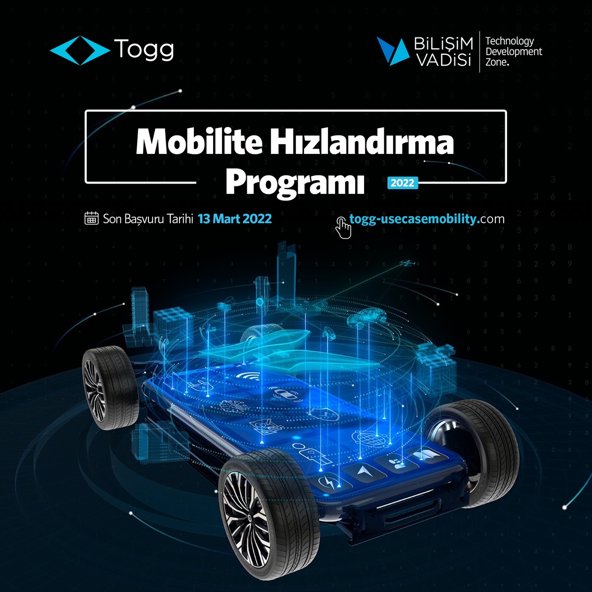 Togg'un Mobilite Hızlandırma Programı başvuruları 13 Mart'a kadar sürüyor