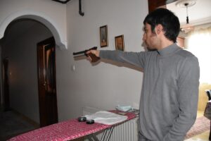 TRABZON (AA) – DUYGU AVUNDUK – Trabzon'da yaşayan milli atıcı