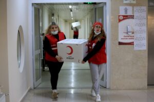 KIRKLARELİ (AA) – Türk Kızılay Kırklareli Şubesi, Rusya'nın Ukrayna'ya savaş