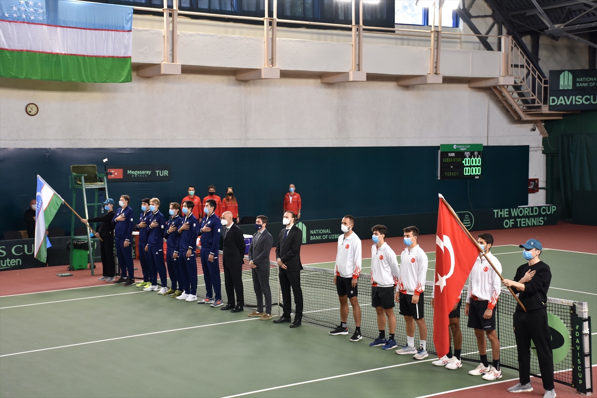 Türkiye Davis Kupası ilk gününde Özbekistan ile 1-1 berabere kaldı