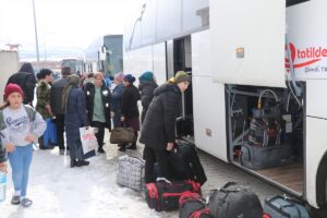 ERZİNCAN (AA) – Rusya'nın savaş açtığı Ukrayna'dan tahliye edilen bir