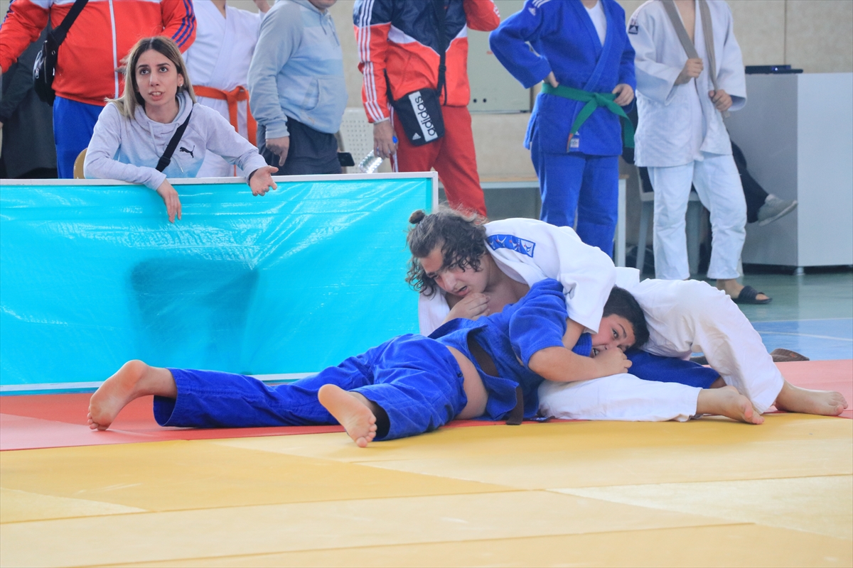 Anadolu Yıldızlar Ligi'nde judo yarı final müsabakaları Erzincan'da sona erdi