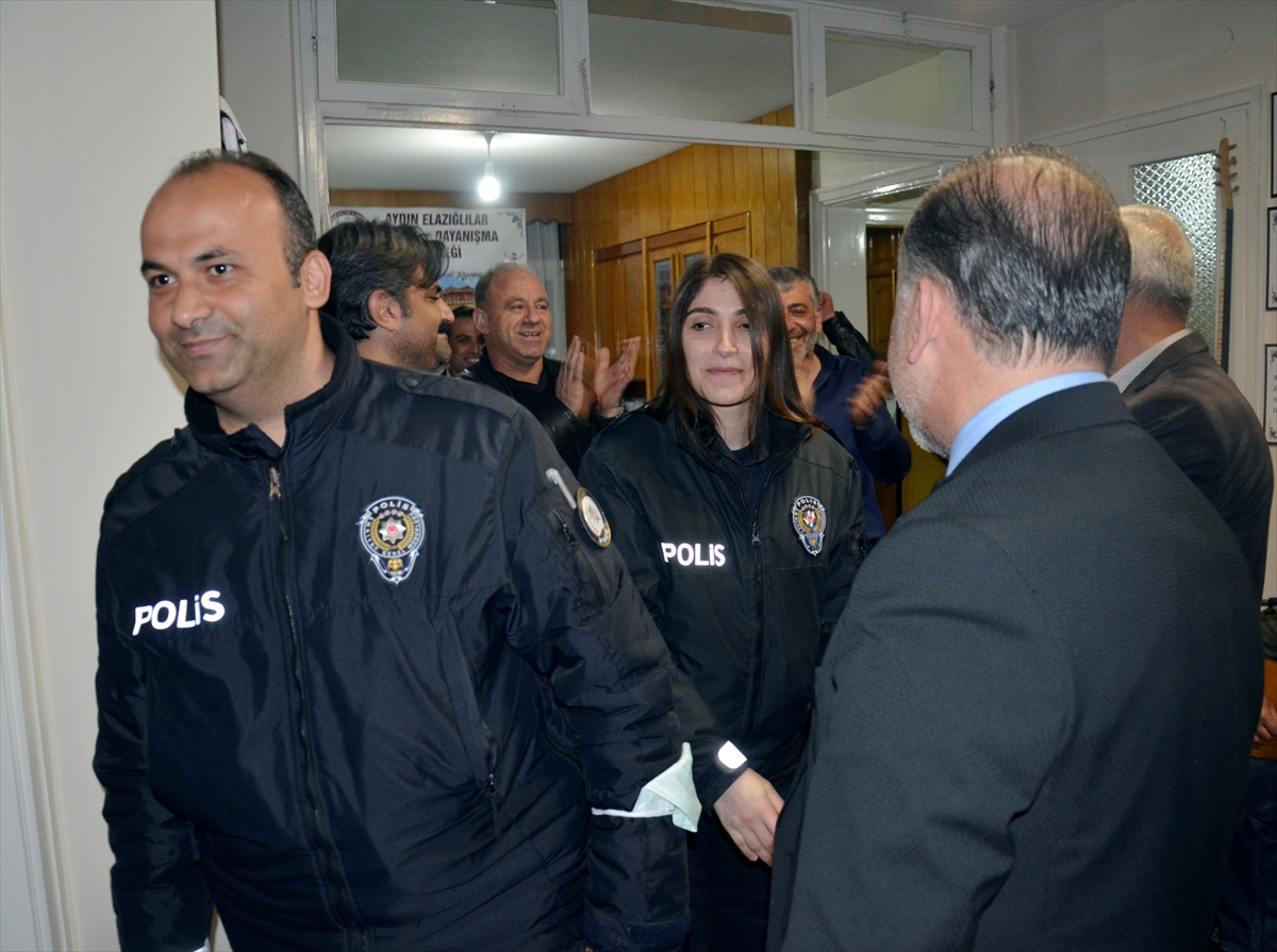 Aydın'da “kavga ihbarına” giden polislere sürpriz kutlama