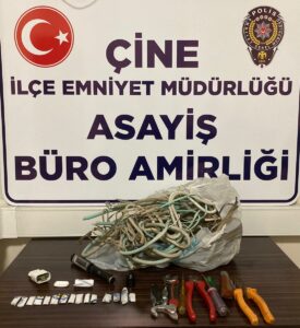 AYDIN (AA) – Aydın'ın Çine ilçesinde uyuşturucuyla yakalanan zanlı tutuklandı.