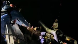 BALIKESİR (AA) – Balıkesir'in Ayvalık ilçesi açıklarında Yunanistan unsurlarınca Türk