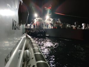 BALIKESİR (AA) – Balıkesir'in Ayvalık ilçesi açıklarında Yunanistan unsurlarınca Türk