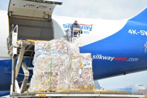 BAKÜ (AA) – Azerbaycan, Ukrayna'ya ilaç ve gıda malzemelerinden oluşan