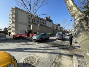 İSTANBUL (AA) – Beşiktaş'ta elektrik hattı için yapılan onarım çalışmaları