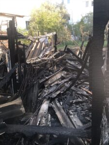 MUĞLA (AA) – Muğla'nın Bodrum ilçesinde ahır ve odunlukta çıkan