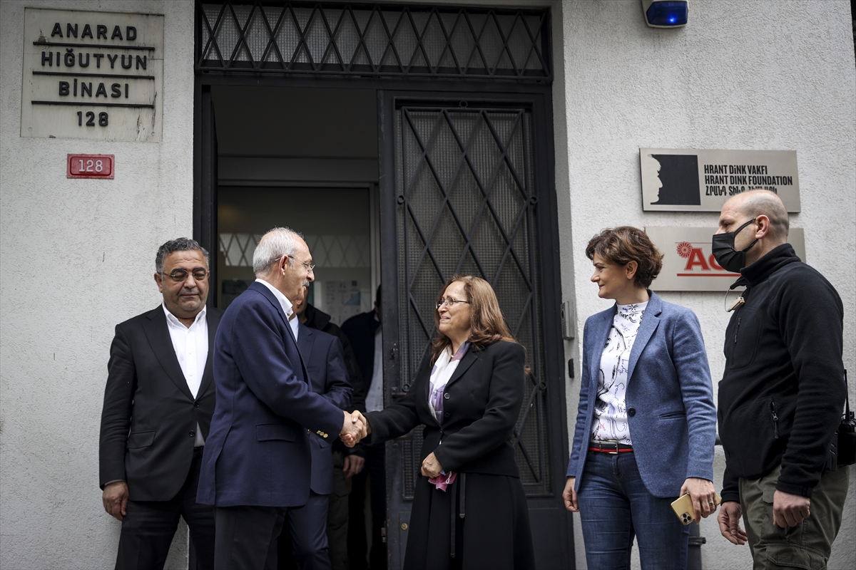 CHP Genel Başkanı Kılıçdaroğlu Hrant Dink Vakfını ziyaret etti: