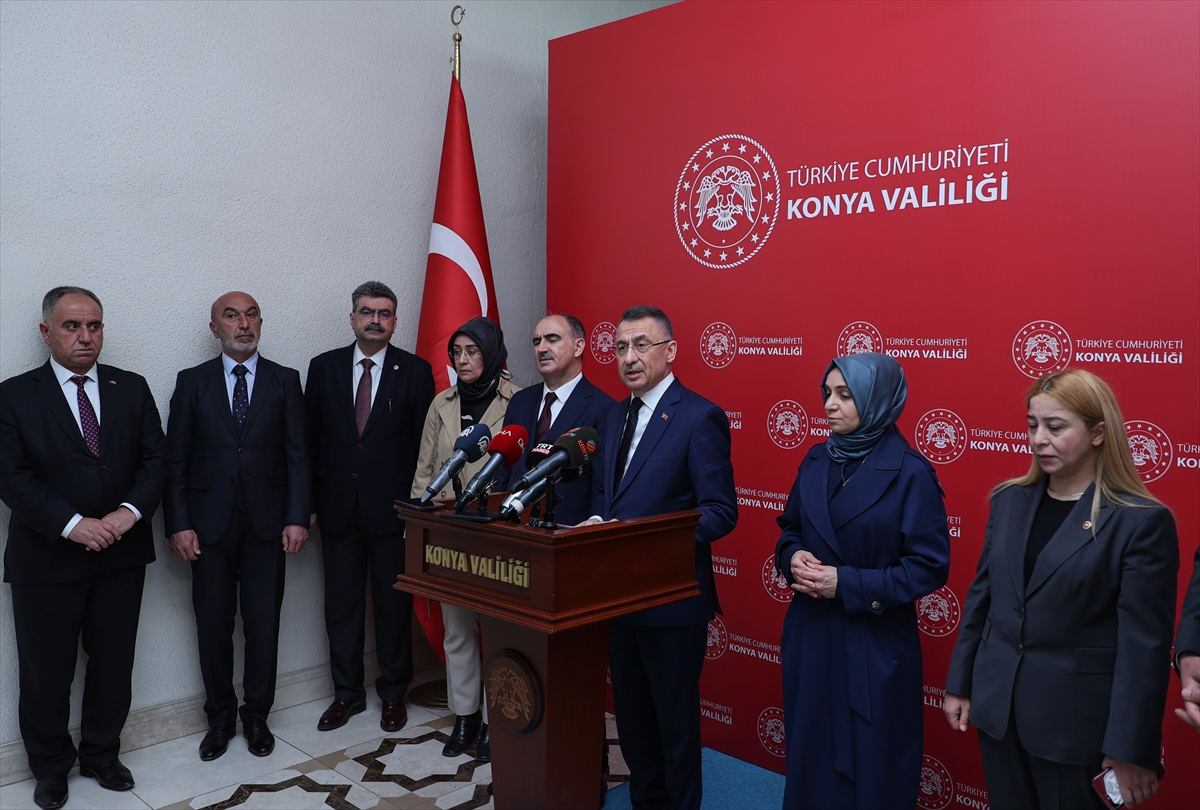 Cumhurbaşkanı Yardımcısı Fuat Oktay, Konya'da konuştu:
