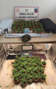 DENİZLİ (AA) – Denizli'de düzenlenen uyuşturucu operasyonunda yakalanan 9 şüpheliden