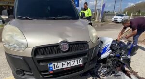 - Kaza anı çevredeki iş yerlerinin güvenlik kamerasına yansıdı 