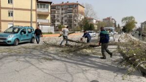 -Kentteki bir çocuk oyun grubunun bulunduğu alan ile Ulus Pazarı'nın