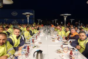 İSTANBUL (AA) – İstanbul Valiliğinin organizasyonuyla Beylikdüzü Ambarlı Limanı Kumport