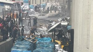 KARAMAN (AA) – Karaman Organize Sanayi Bölgesinde (OSB) plastik malzeme