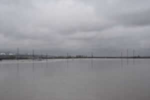 KARS (AA) – Kars'ta eriyen karlar ve sağanak nedeniyle Kars