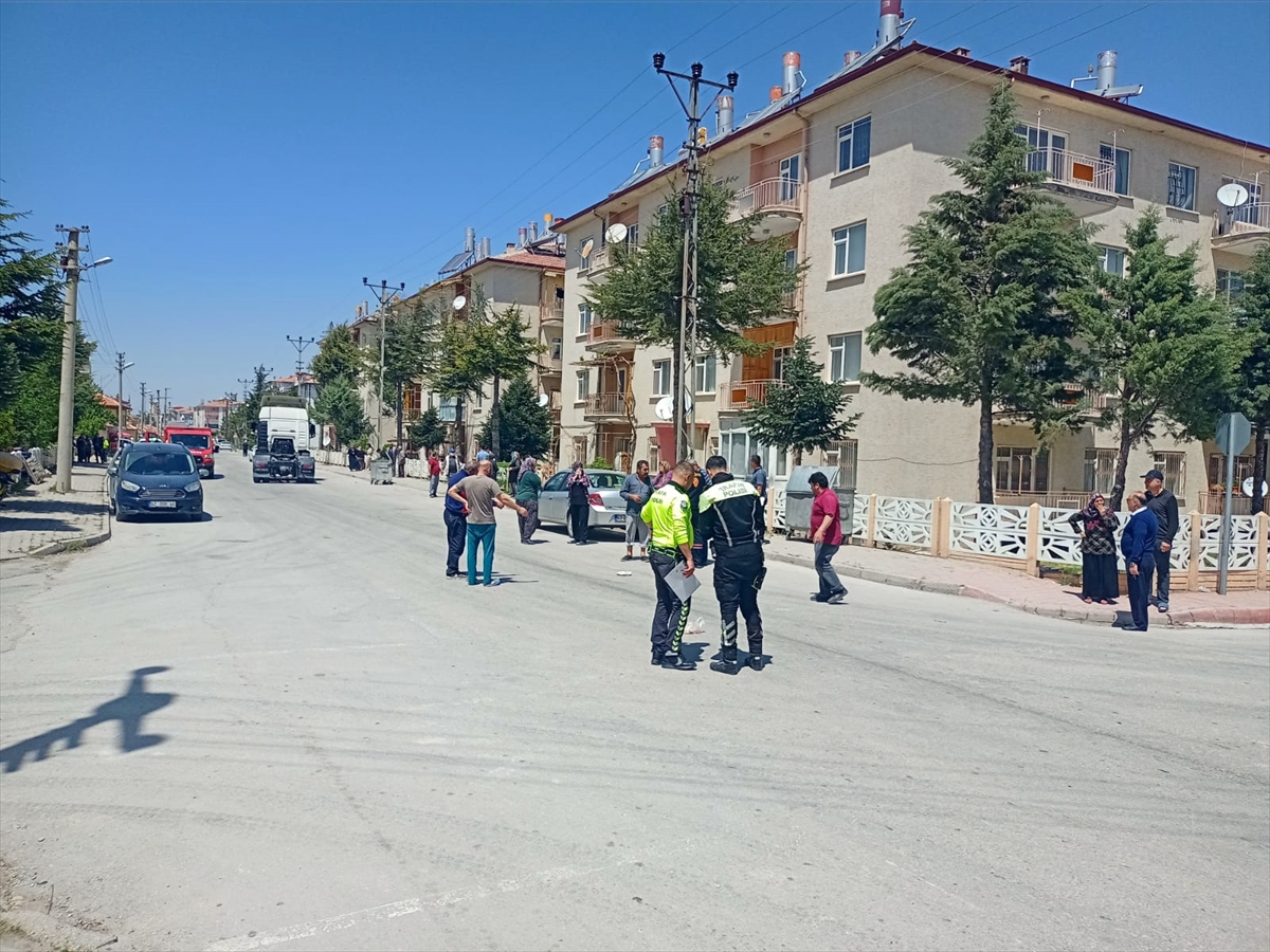 Konya'da tırın çarptığı bisikletli ağır yaralandı