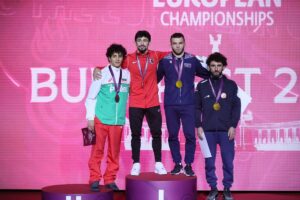 BUDAPEŞTE (AA) – Macaristan'da düzenlenen Avrupa Güreş Şampiyonası'nda milli sporcu