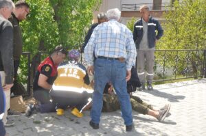 MUĞLA (AA) – Muğla'nın Ortaca ilçesinde motosikletle otomobilin çarpıştığı kazada