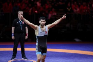 BUDAPEŞTE (AA) – Macaristan'da düzenlenen Avrupa Güreş Şampiyonası'nda milli sporcu