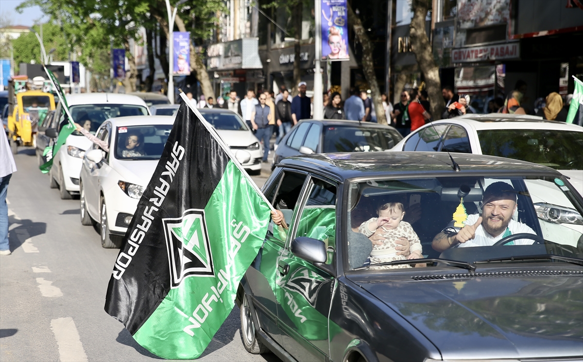 Sakarya'da, şampiyonluk sevinci