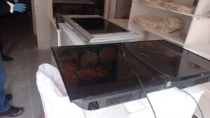 SAMSUN (AA) – Samsun'un Bafra ilçesinde bir iş yeri ile