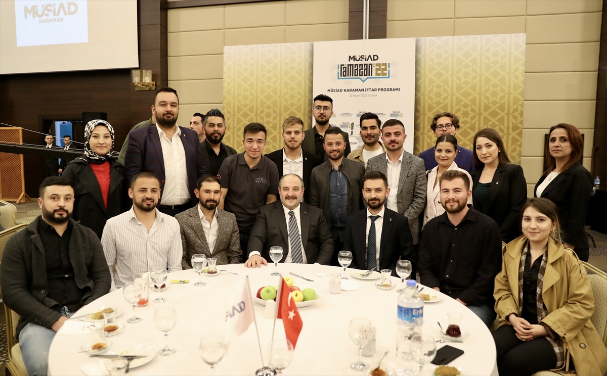 Bakan Mustafa Varank, MÜSİAD Karaman Şubesinin iftar programına katıldı:
