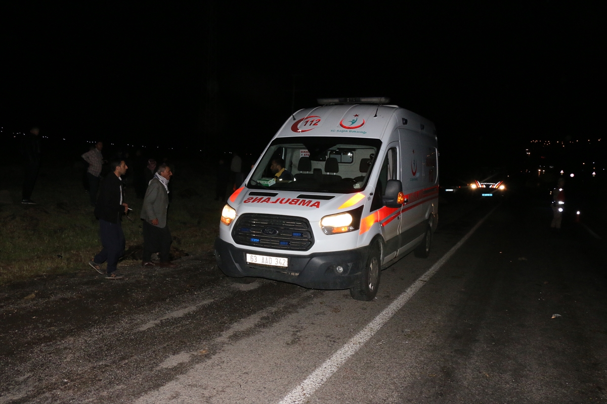 Şanlıurfa'da akaryakıt yüklü tankerin sürüye çarpması sonucu 22 koyun telef oldu