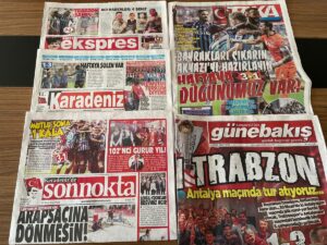 TRABZON (AA) – Trabzon'da yerel gazeteler, Spor Toto Süper Lig'in