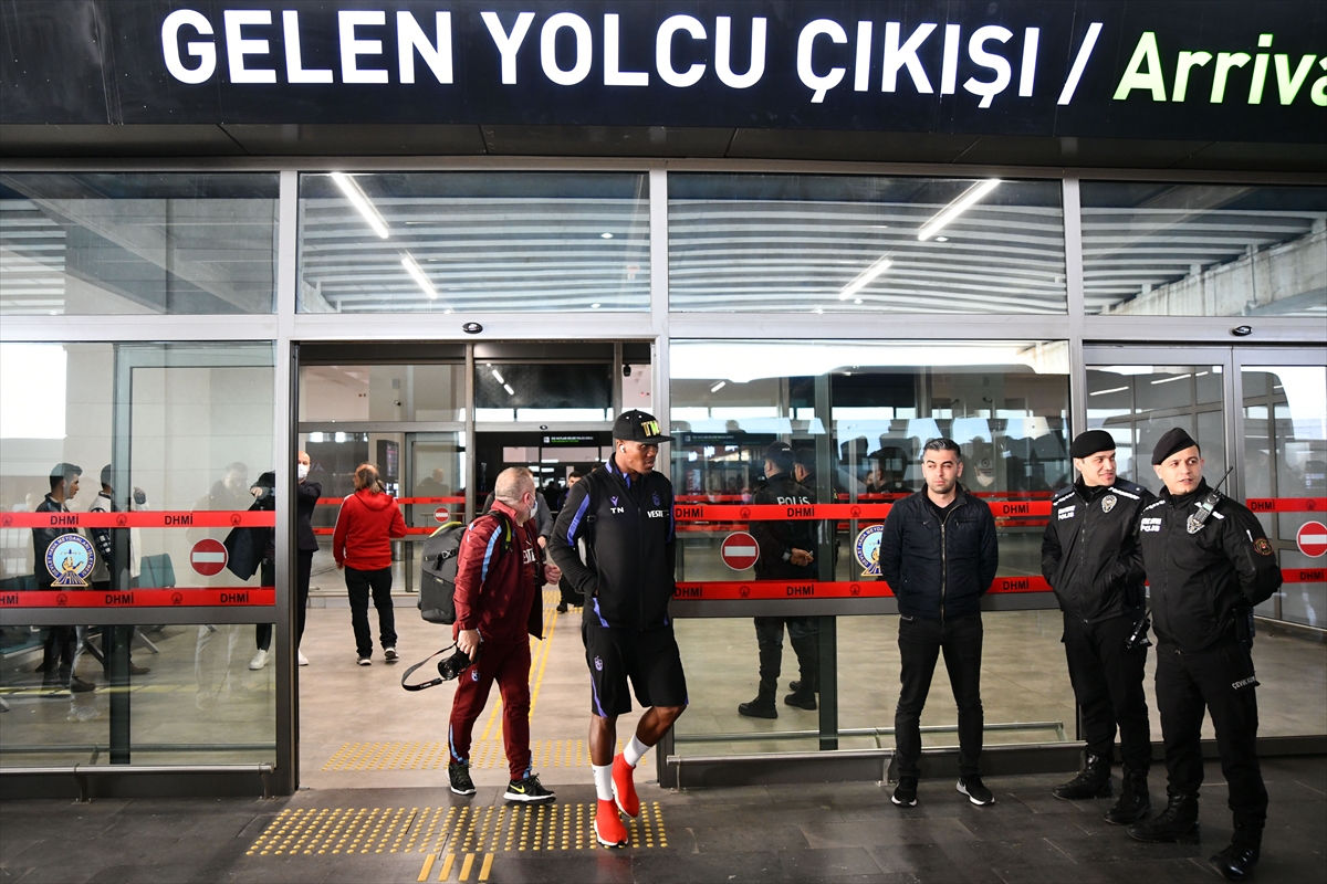 Trabzonspor kafilesi Gaziantep'e geldi