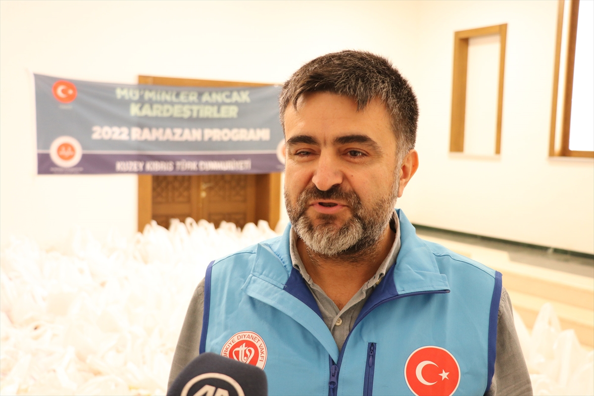 Türkiye Diyanet Vakfından KKTC'de ihtiyaç sahiplerine gıda yardımı