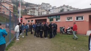 ZONGULDAK (AA) – Zonguldak'ın Ereğli ilçesinde amatör küme maçında çıkan