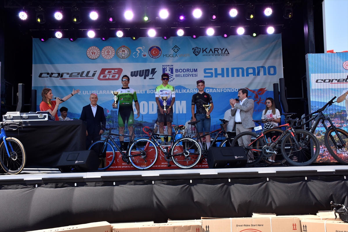 2. Uluslararası Corelli Bodrum Halikarnas GranFondo bisiklet yarışları tamamlandı